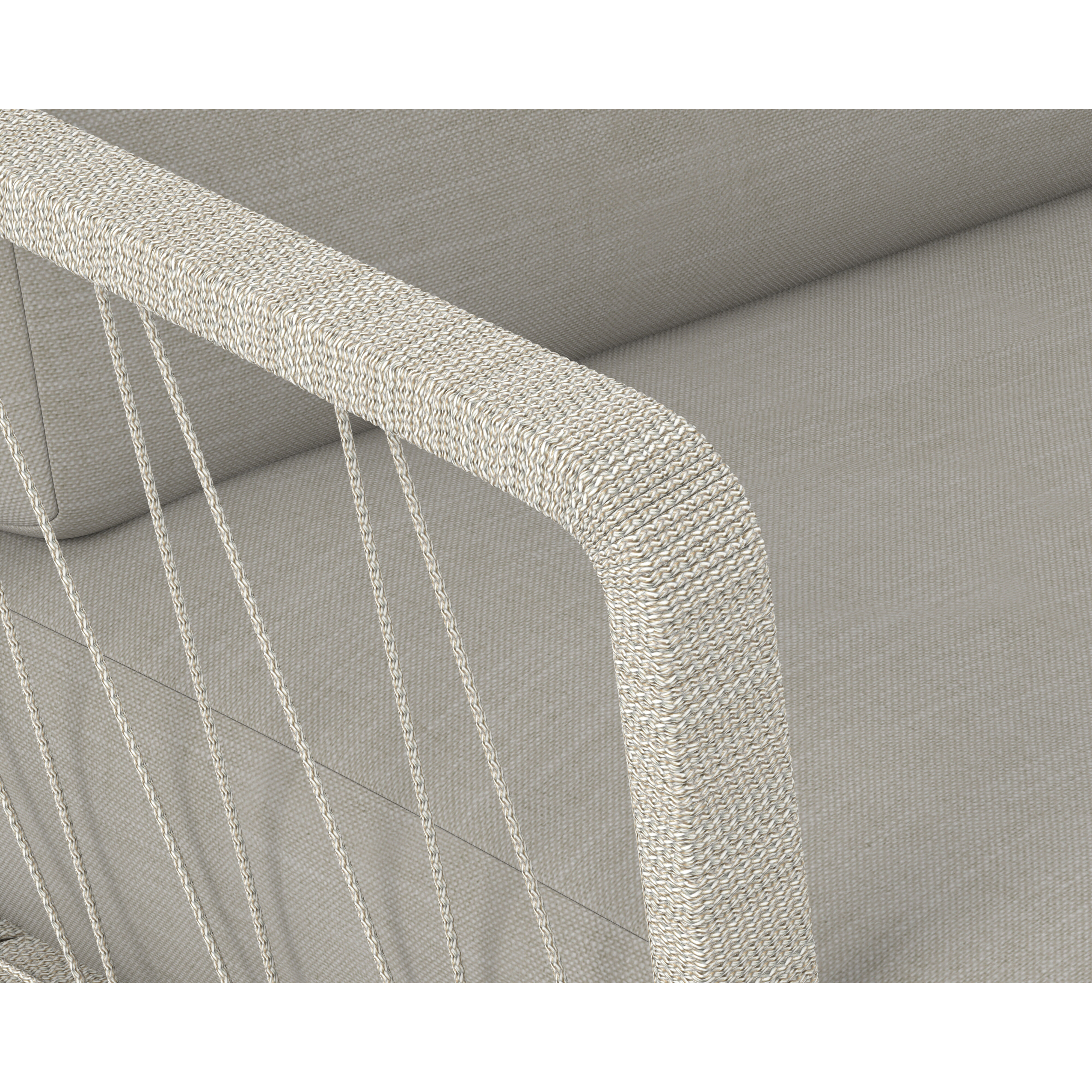 Catania Grey / Palazzo Taupe Outdoor Sofa